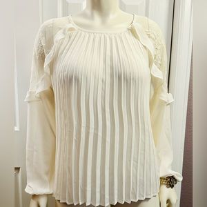 Express white lace blouse
